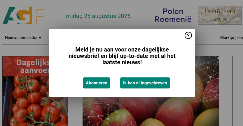 Hét branchemedium voor de AGF-sector
