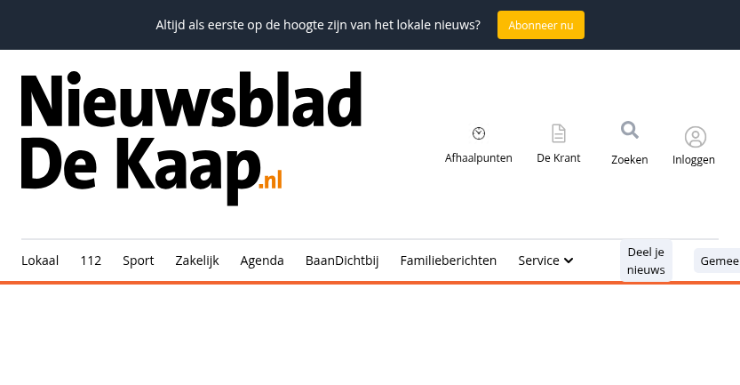 Nieuwsblad De Kaap
