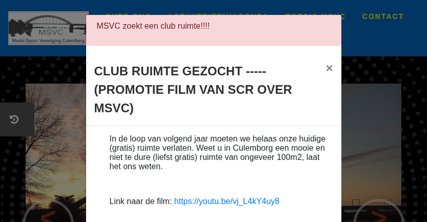 Modelspoor Vereniging Culemborg