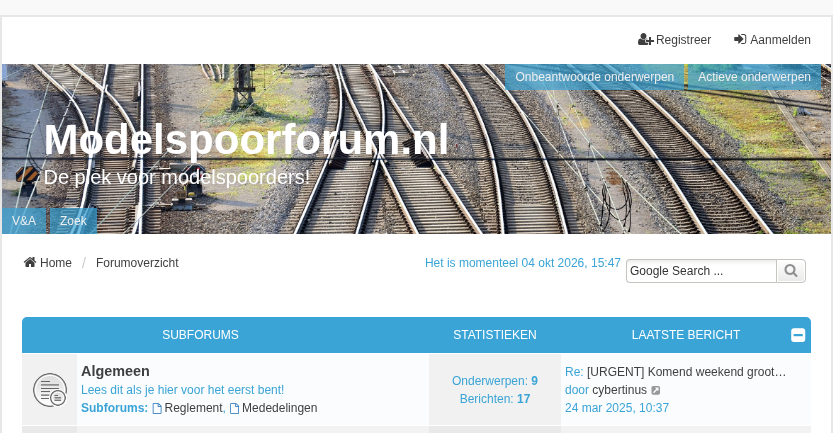 Modelspoorforum