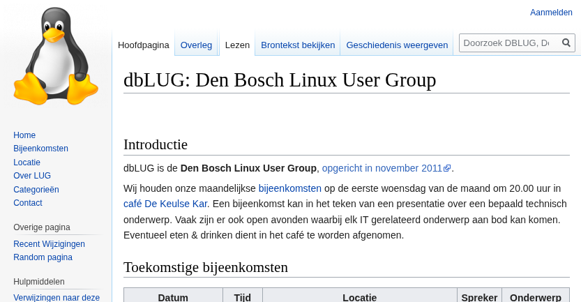 dbLUG: Den Bosch Linux User Group